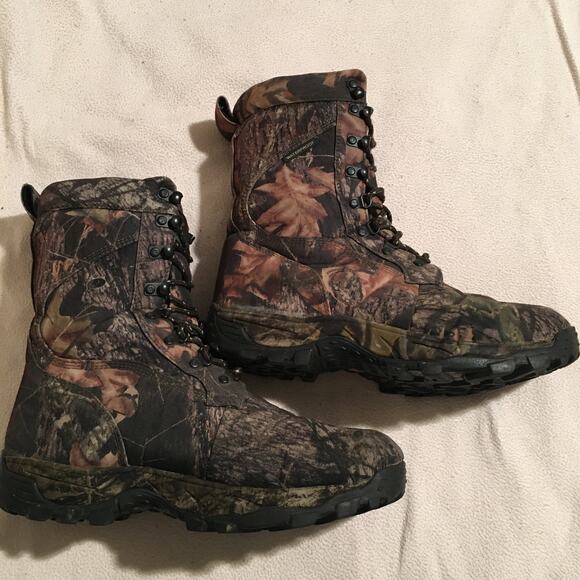 Herman Survivors Hollow Point Boots Camo 600 Gram Thinsulate Ultra Men’s Sz 12 - Picture 1 of 14